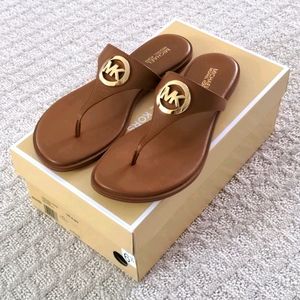 Michael Kors Marlena Thong Leather Sandal